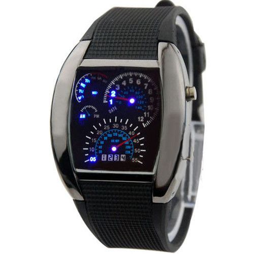 Цифровые бинарные часы LED sport RPM Turbo