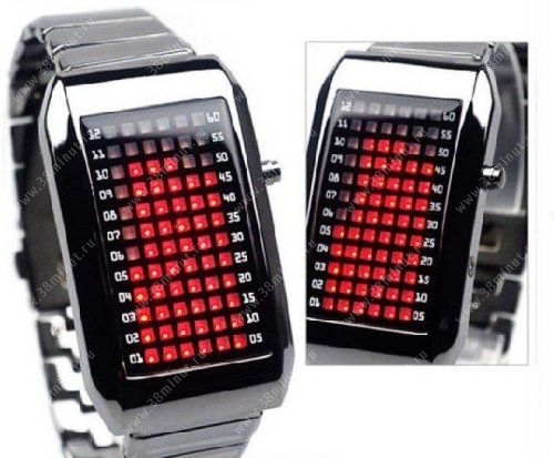 Цифровые бинарные часы LED RH27