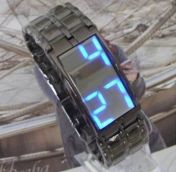Цифровые бинарные часы LED Samurai Lava MIRROR